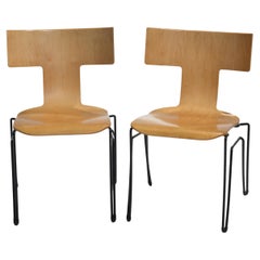 2 "Anziano" Dining Chairs by John Hutton for Donghia