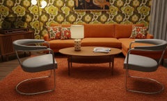2 Poltrone Art Deco, Americane, 1930 (Vengono consegnate tappezzate)