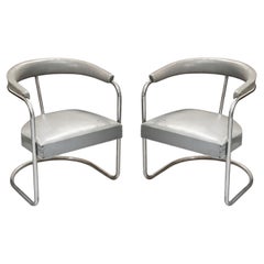 2 Poltrone Art Deco, Americane, 1930 (Vengono consegnate tappezzate)