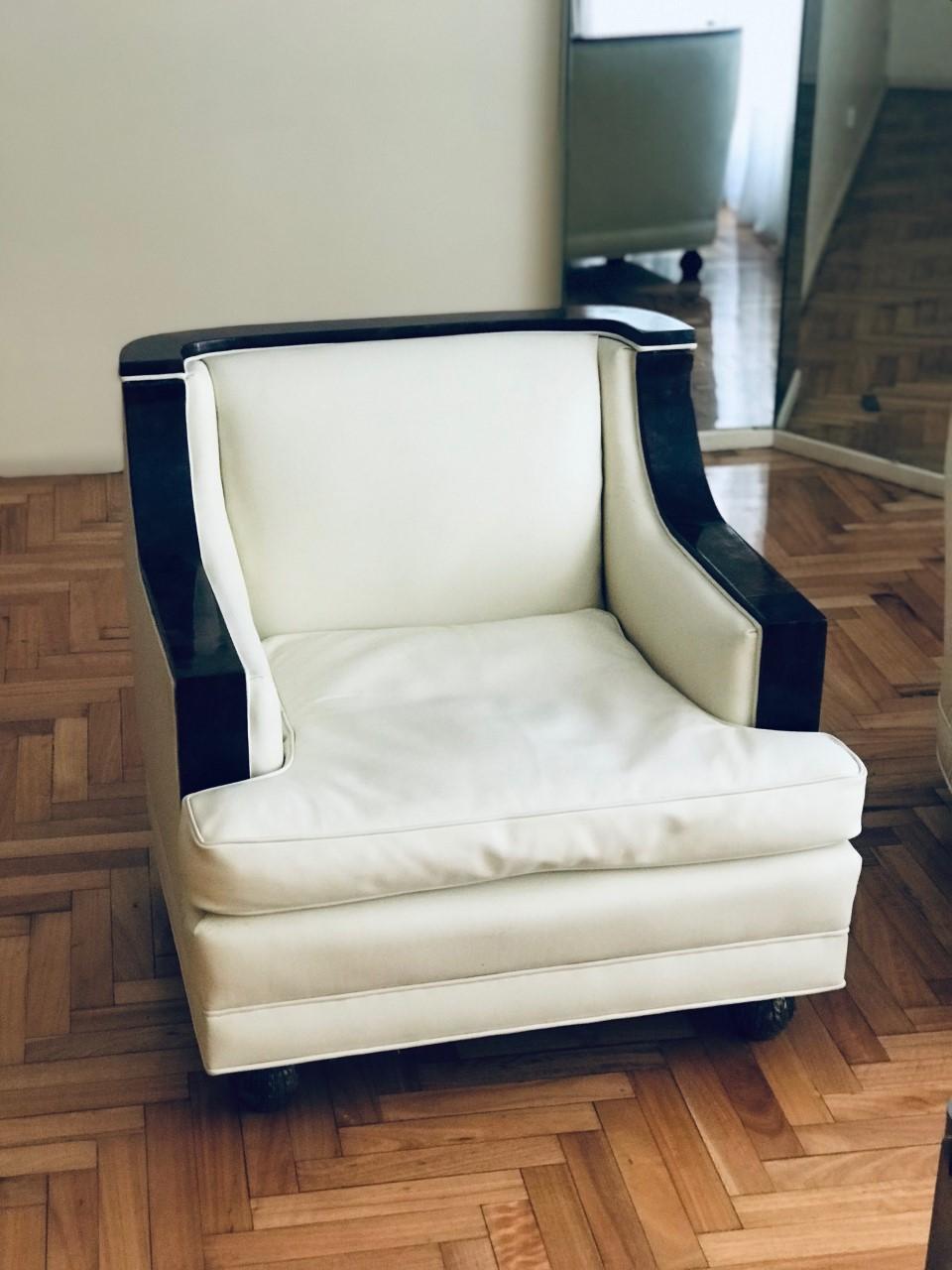 2 Sessel im Art déco-Stil, Frankreich, 1920 im Angebot 5