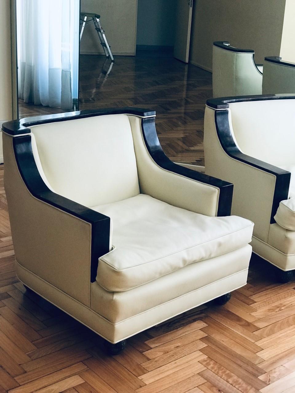 2 Armchairs Art Deco, France, 1920 For Sale 6