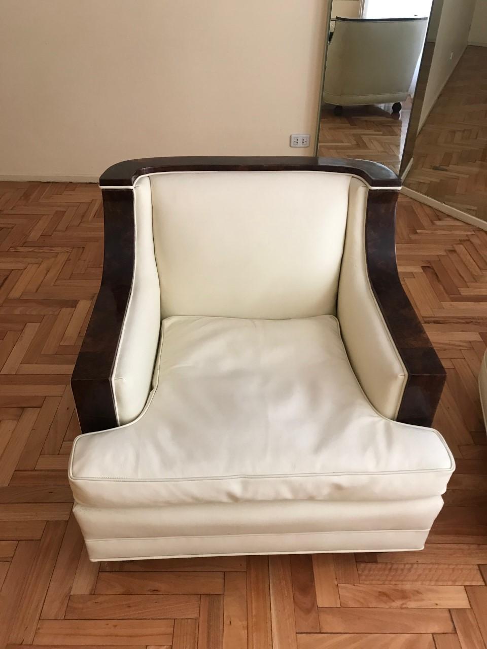 2 Sessel im Art déco-Stil, Frankreich, 1920 (Französisch) im Angebot