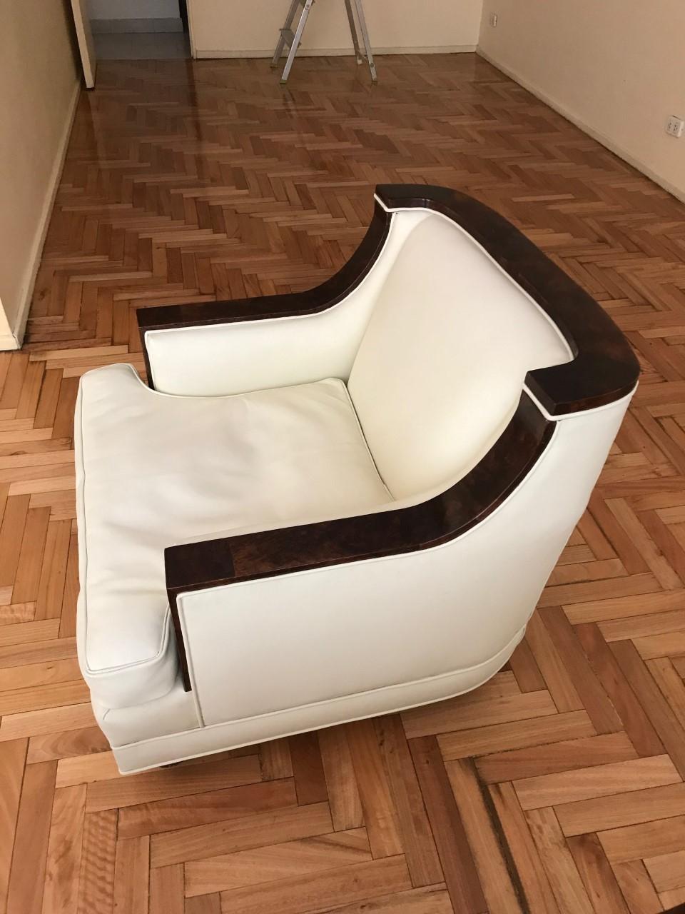 2 Armchairs Art Deco, France, 1920 In Good Condition For Sale In Ciudad Autónoma Buenos Aires, C