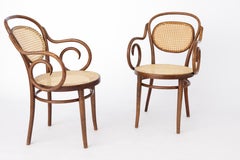2 Sessel von Michael Thonet für ZPM Radomsko, Nr. 11, 1920er Jahre, Österreich
