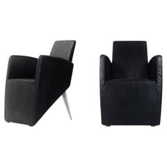 2 Armchairs Model J Collection Lang by Philippe Starck Edition Driade 1987 