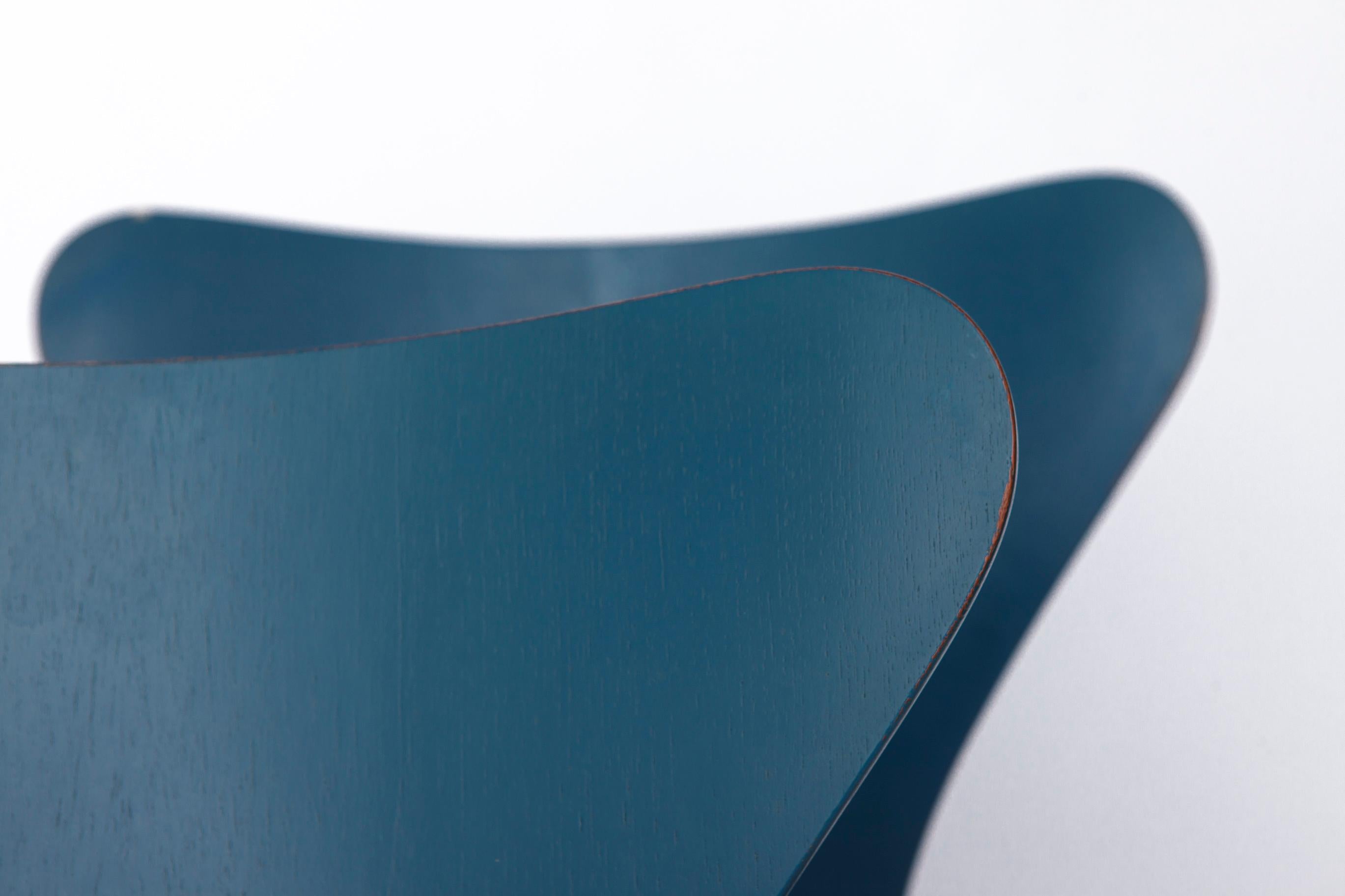 2 Arne Jacobsen Serie 7 Stühle - Model No. 3107 - Fritz Hansen Vintage 1950s Dining (Dänisch) im Angebot