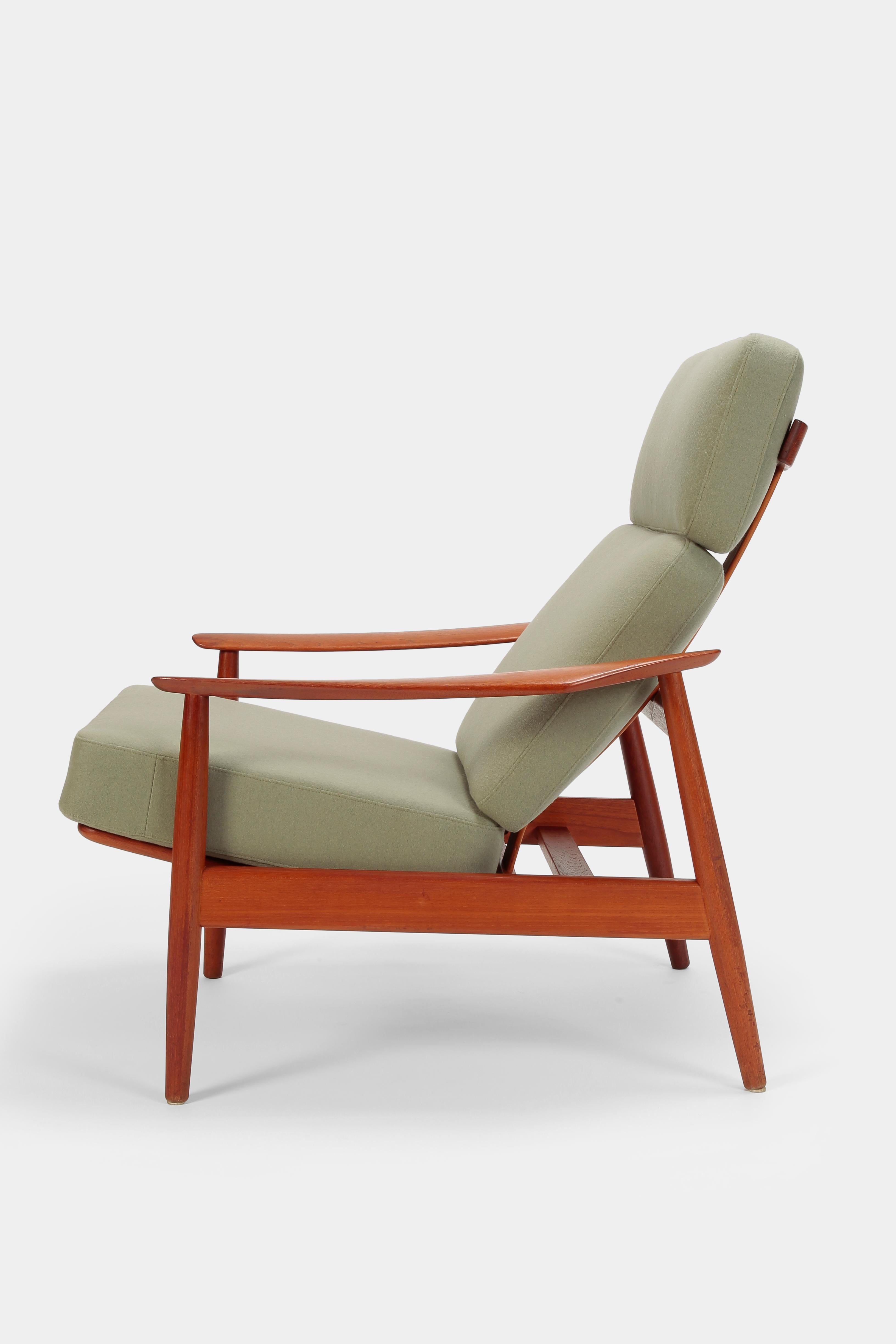 2 Arne Vodder High Back Chairs France & Son Teak, 1960s For Sale 2