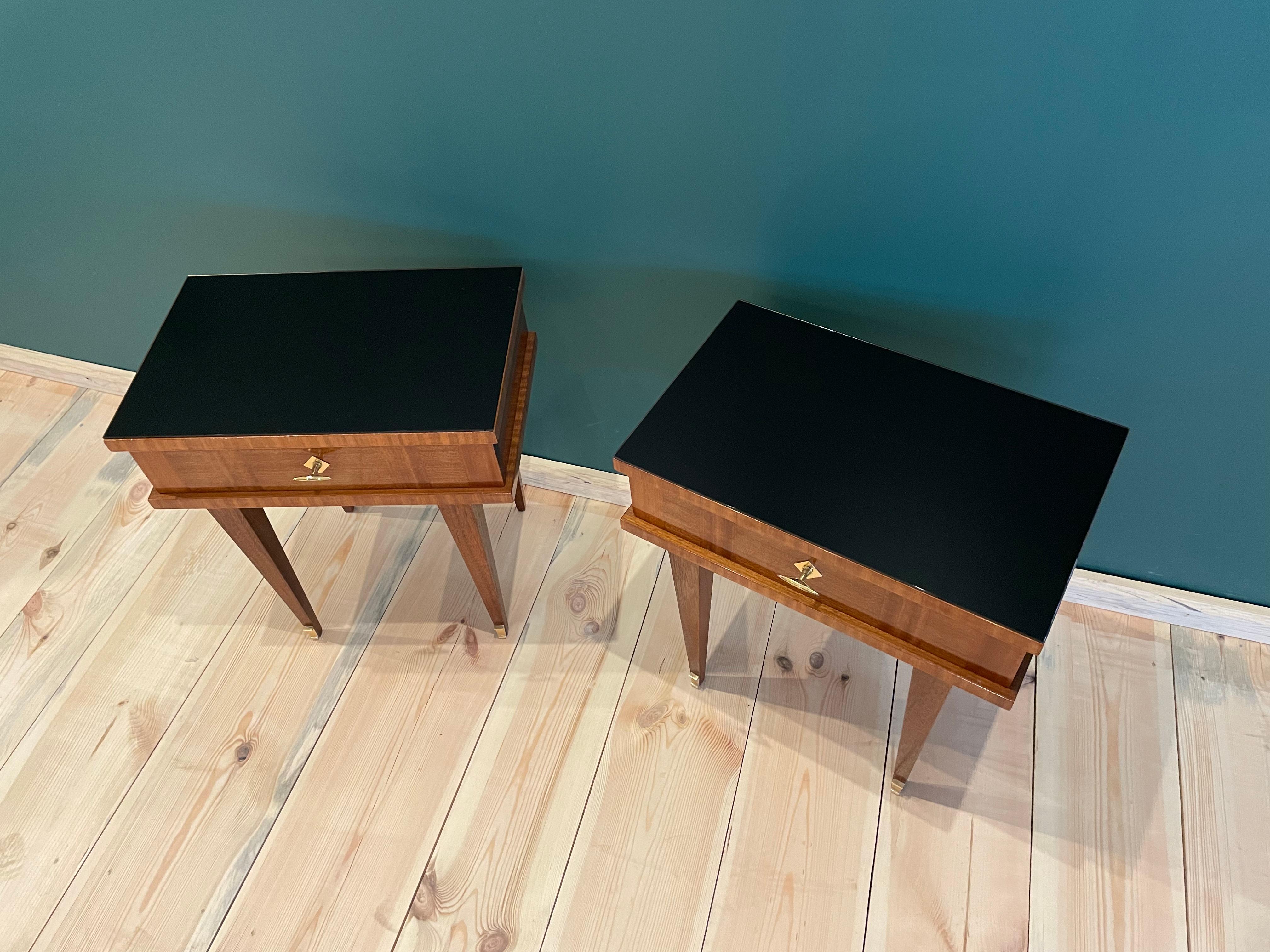 2 Art Deco Bedside Tables 6