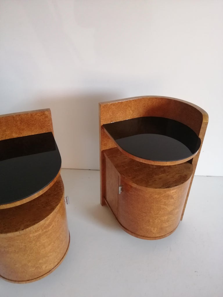 2 Art Deco Bedside Tables For Sale at 1stDibs