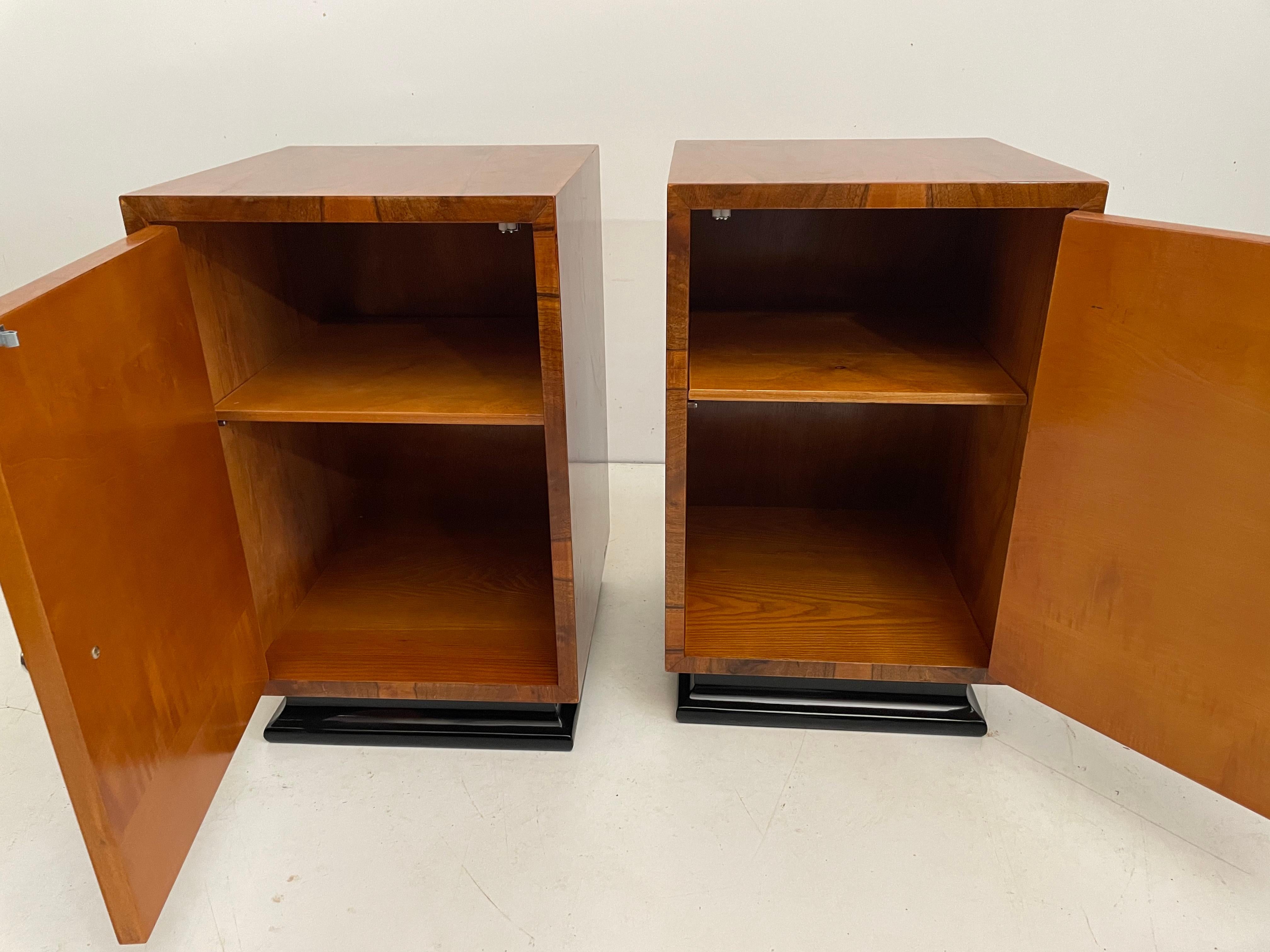 2 Art Deco Bedside Tables 3