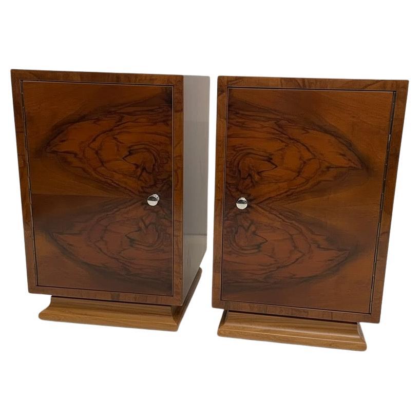 2 Art Deco Bedside Tables