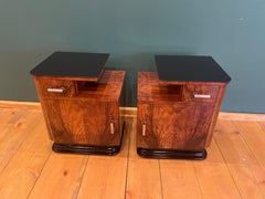 2 Art Deco Bedside Tables J.Halabala