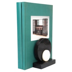 2 Art Deco bookends marble around 1920s