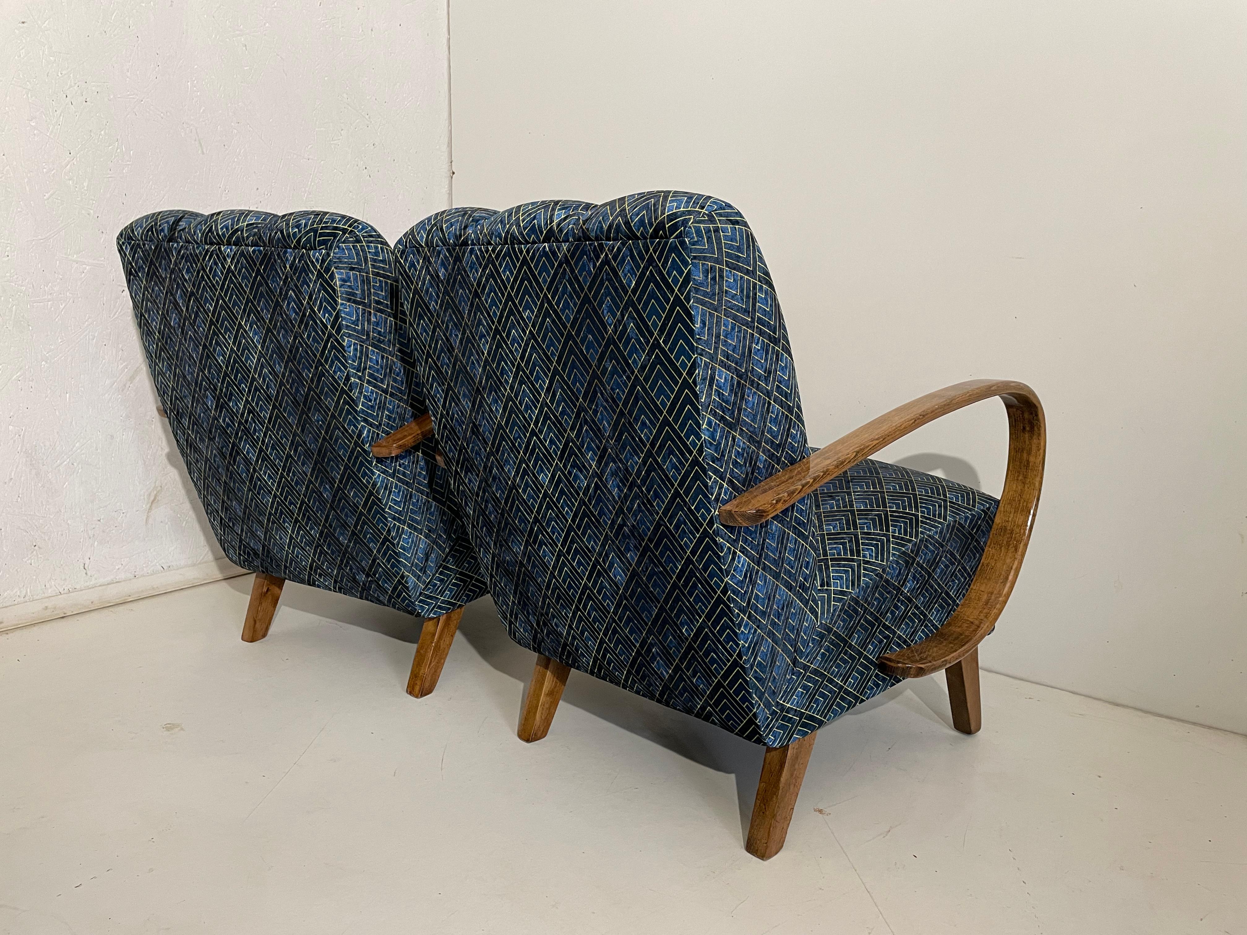 2 Art Deco J. Halabala Armchair For Sale 6