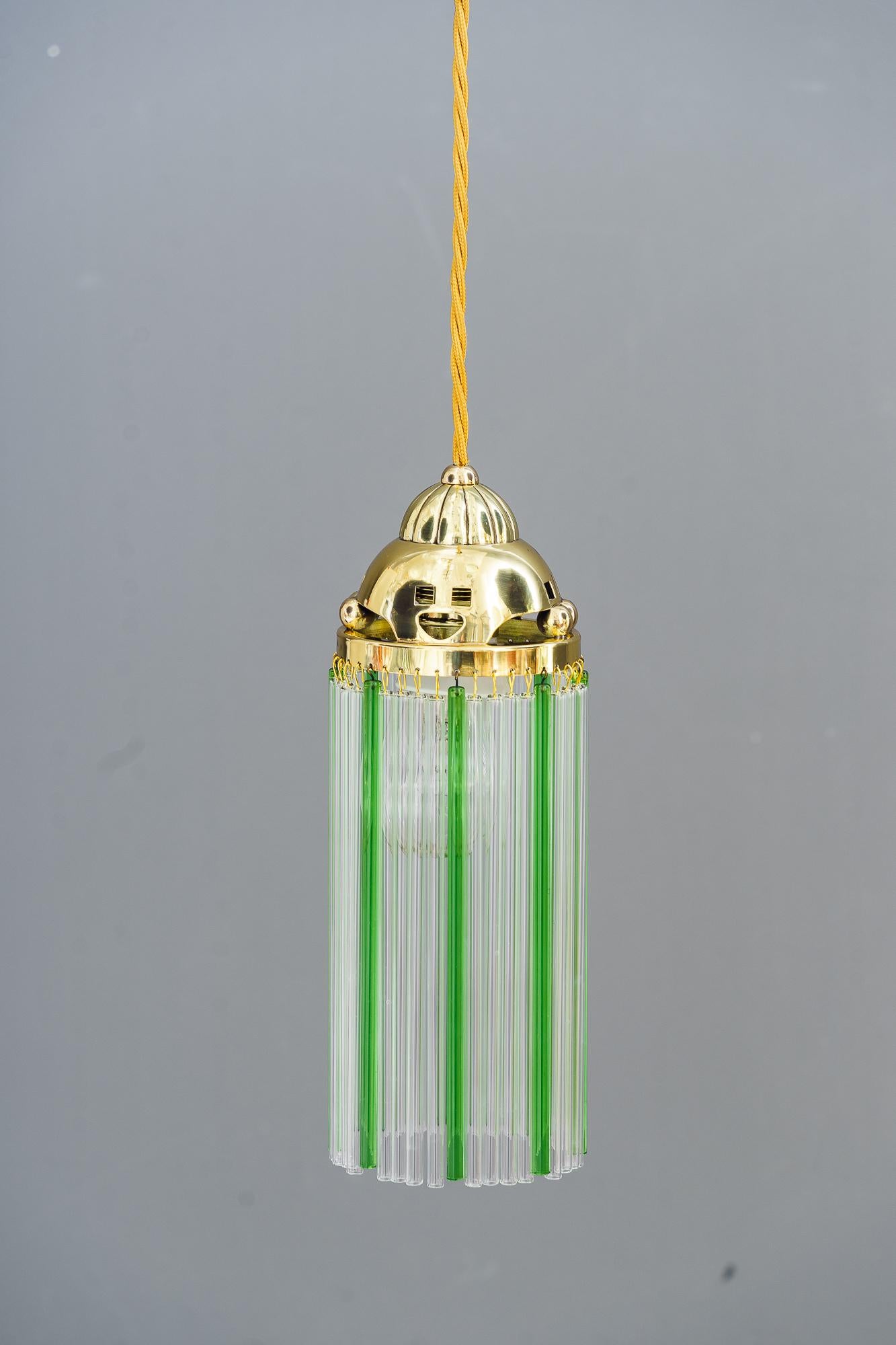 Austrian 2 Art Deco pendants vienna around 1920s For Sale