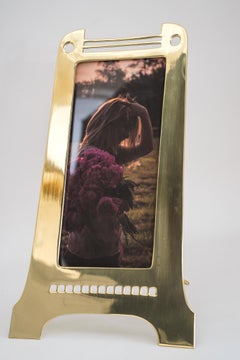 2 Art Deco Picture Frames 'Almost Same' by Argentor Around 1920s