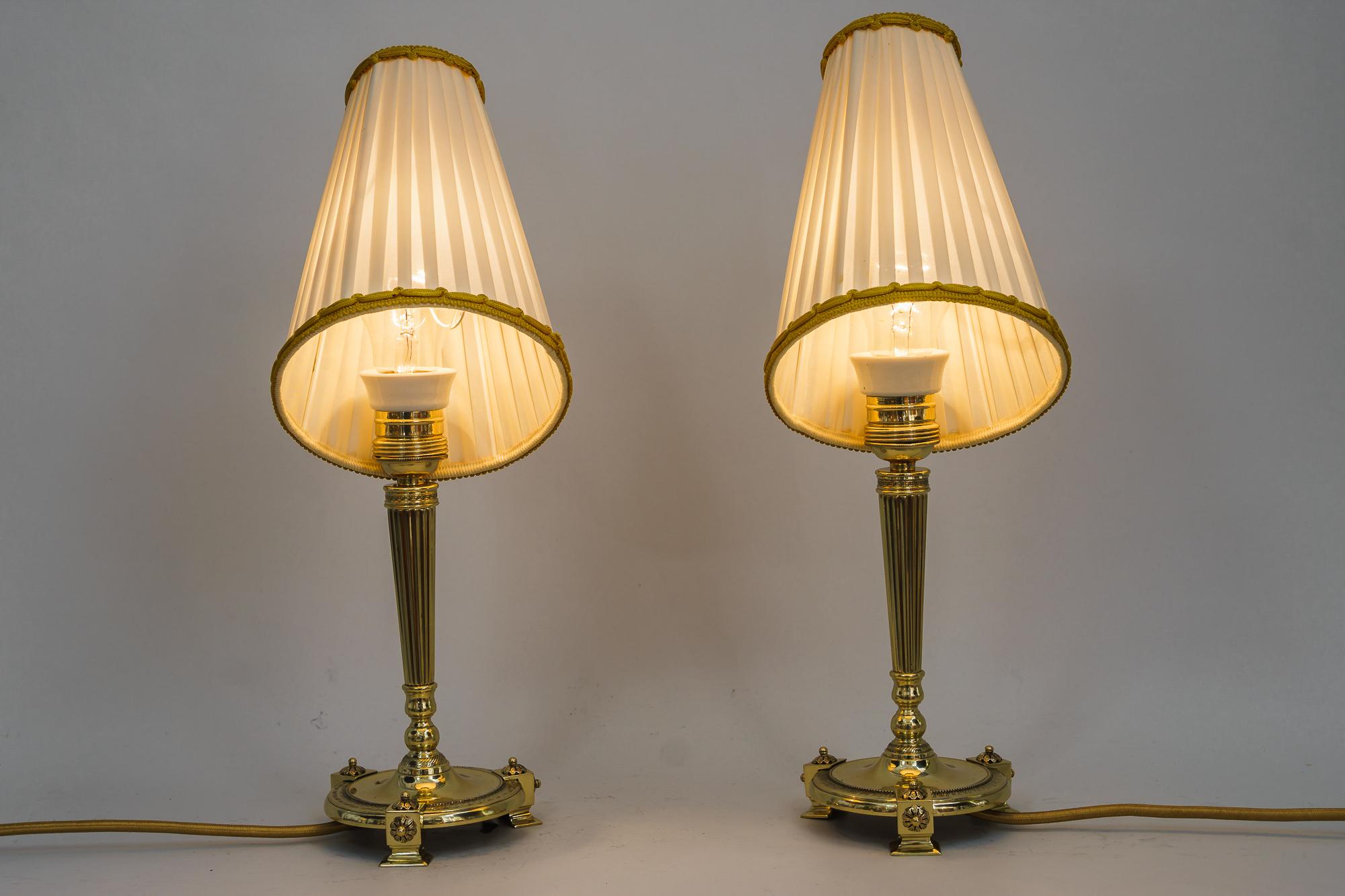 2 Art Deco Table Lamps, Vienna, 1920s 3