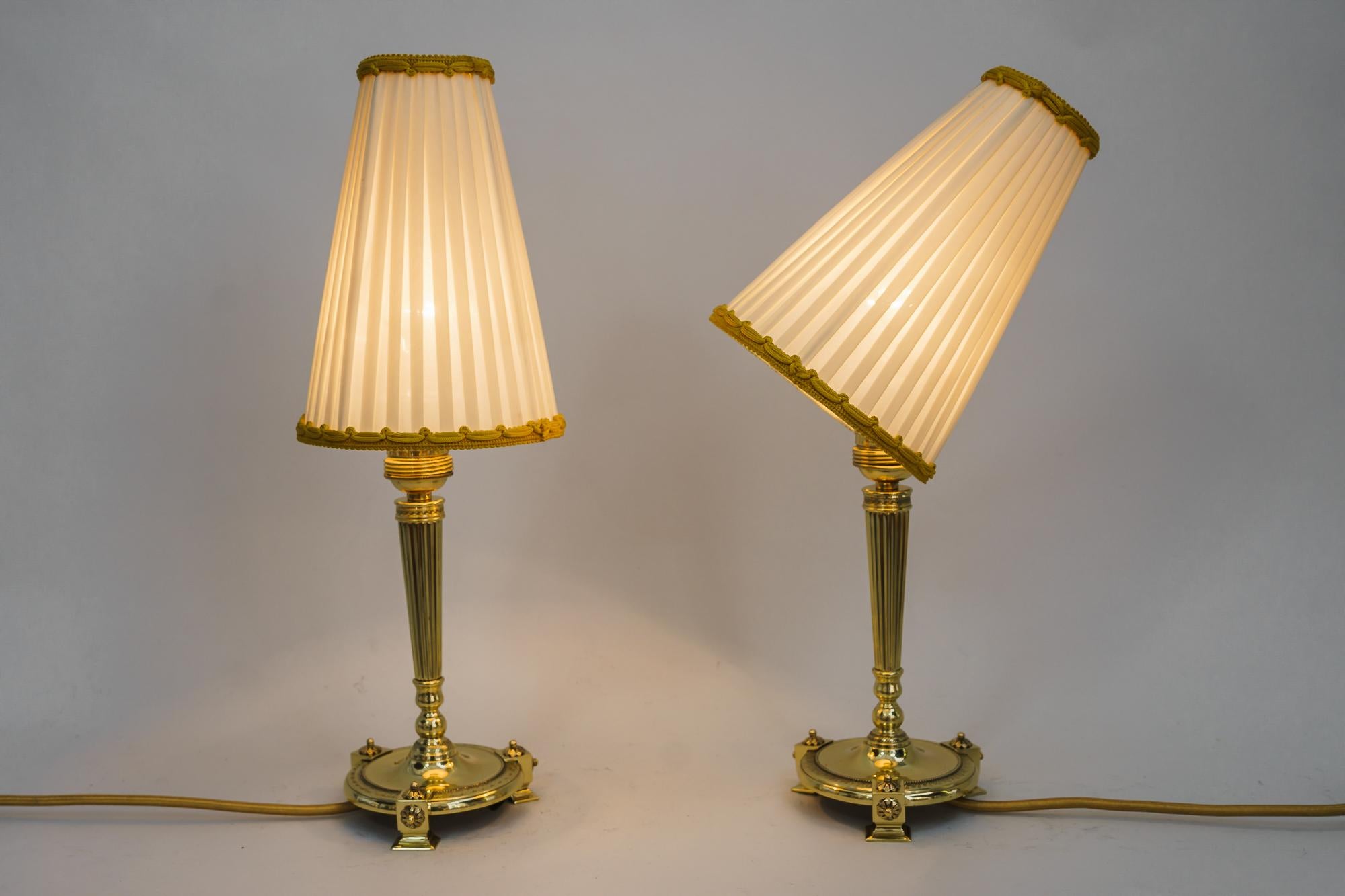 2 Art Deco Table Lamps, Vienna, 1920s 7