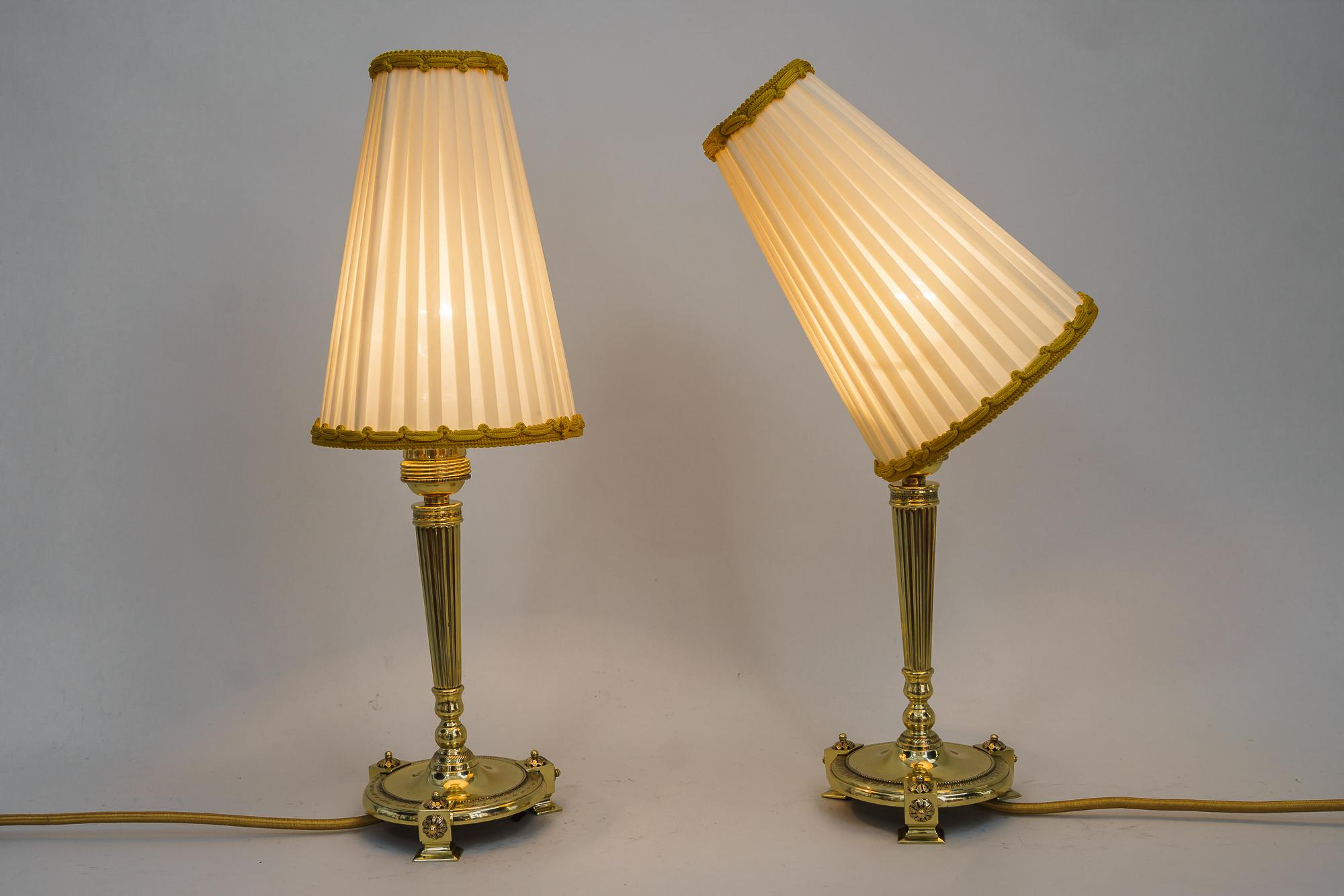 2 Art Deco Table Lamps, Vienna, 1920s 8