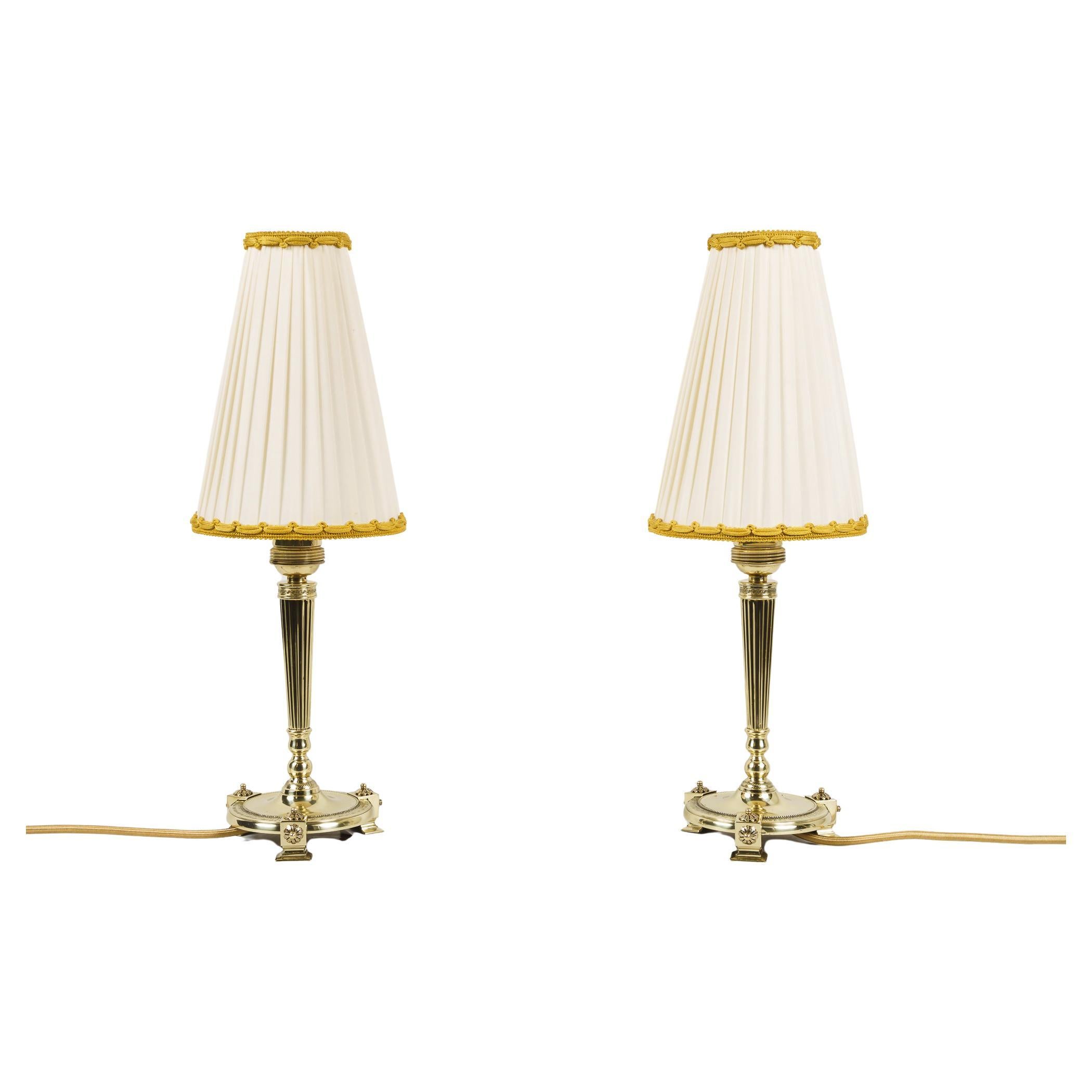 2 Art Deco Table Lamps, Vienna, 1920s