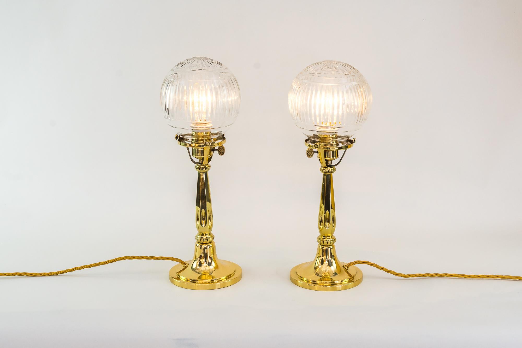 2 Art Deco Table Lamps, Vienna, around 1920s 2