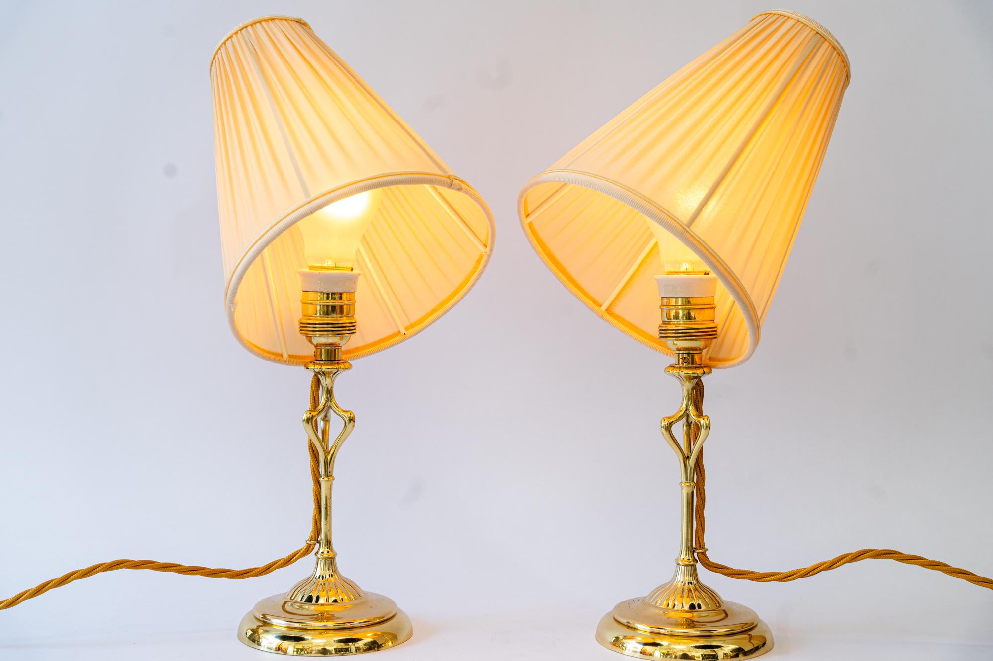 2 Art Deco Tischlampen wien um 1920s im Angebot 3
