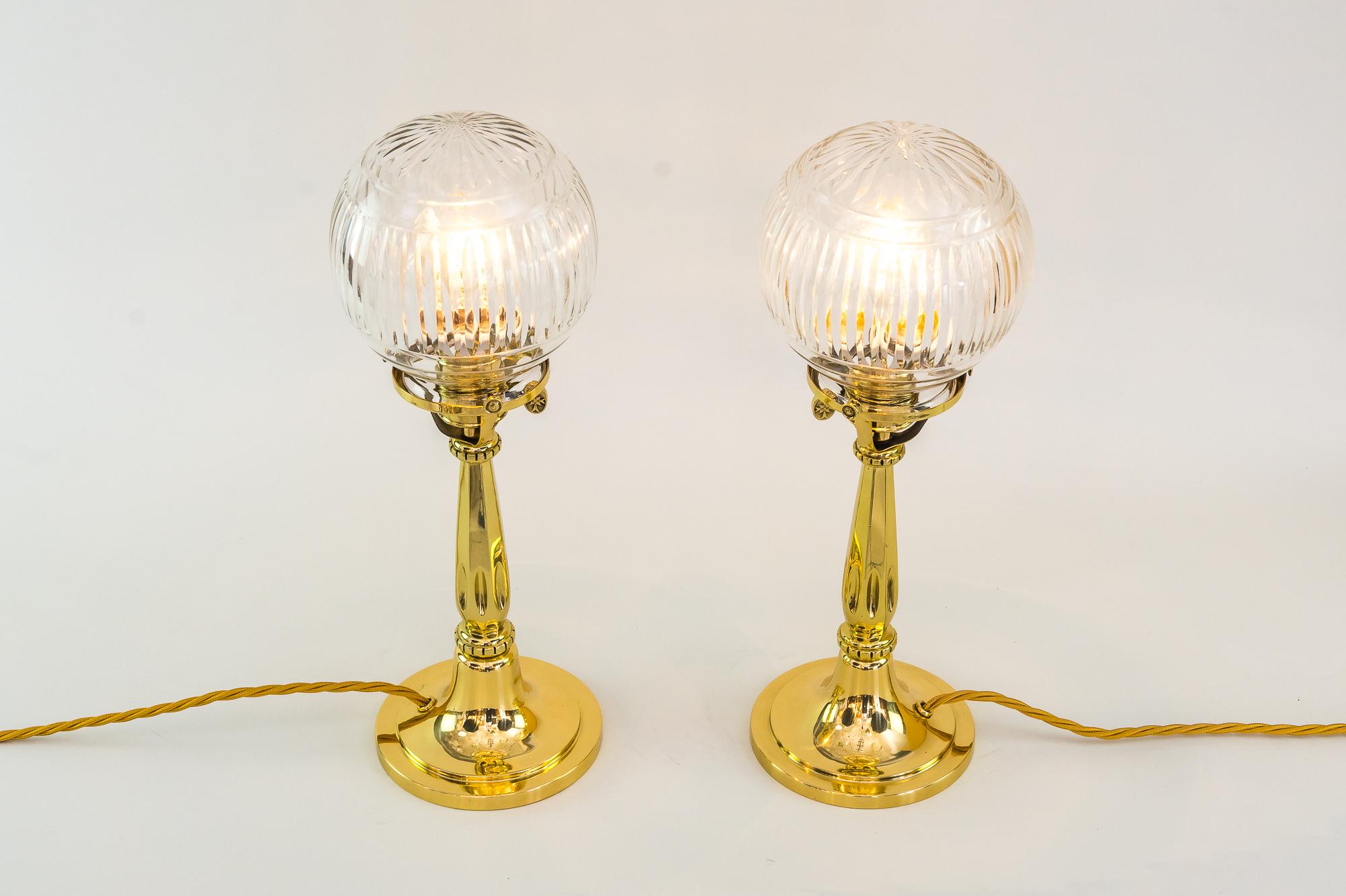 2 Art Deco Table Lamps, Vienna, around 1920s 3