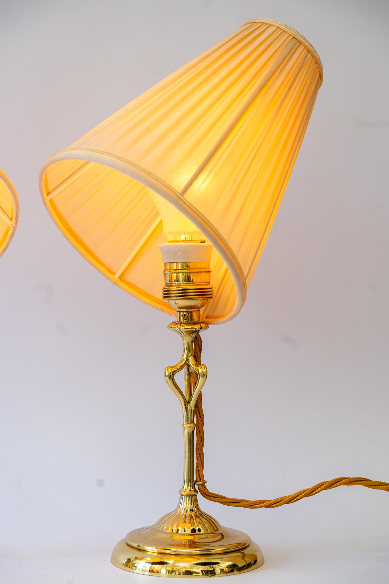 2 Art Deco Tischlampen wien um 1920s im Angebot 4