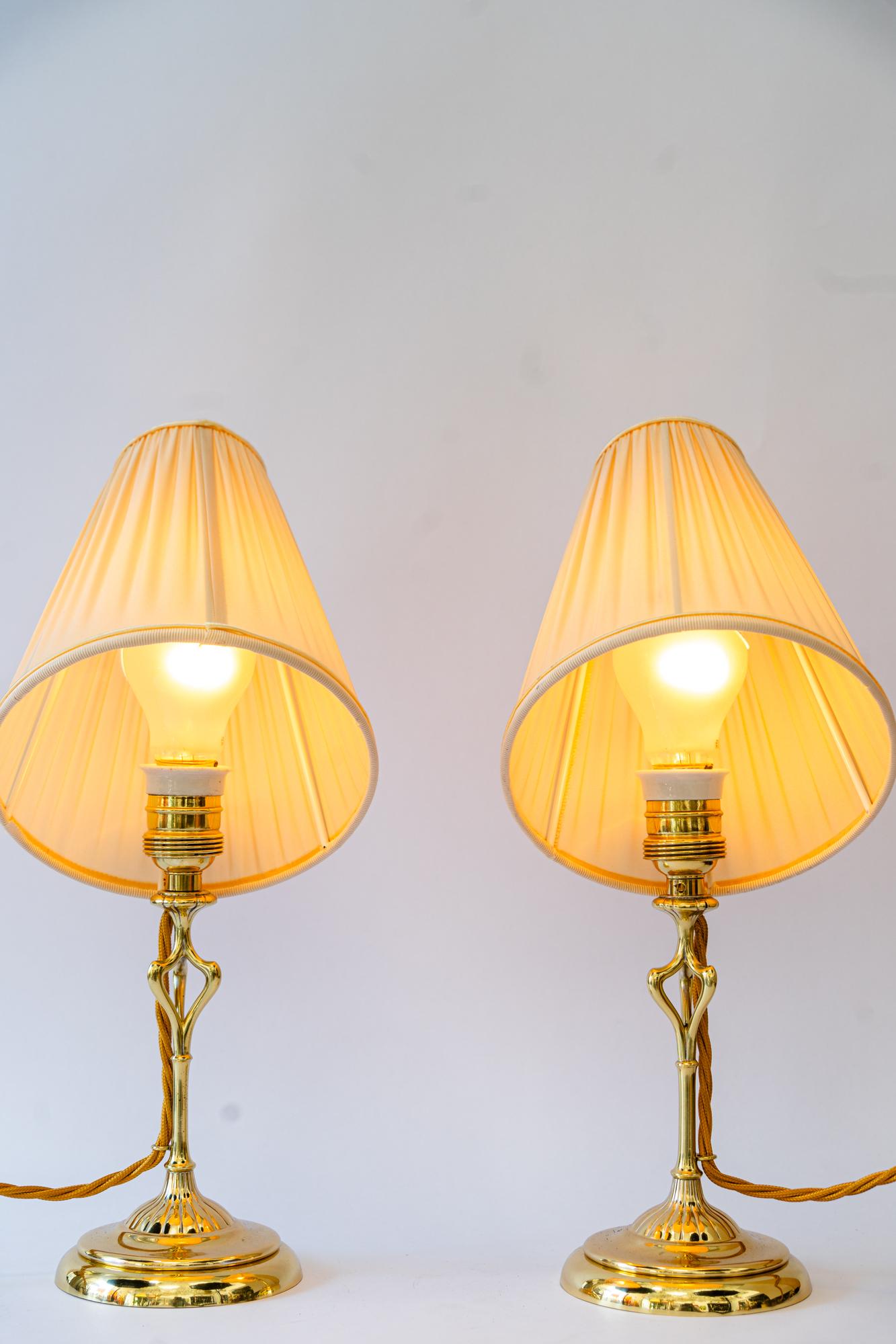 2 Art Deco Tischlampen wien um 1920s im Angebot 5