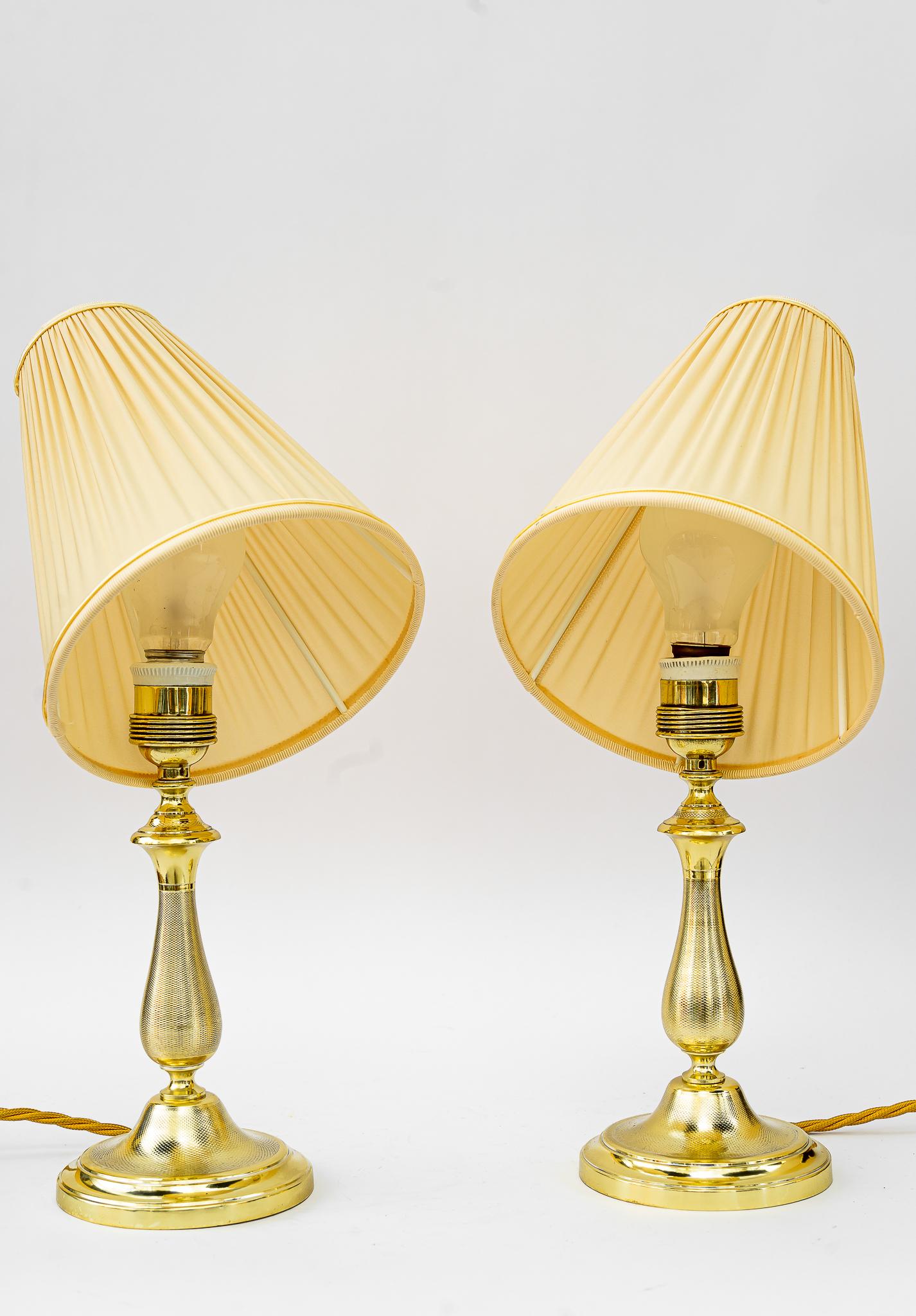 2 Lámparas de Mesa Art Decó Viena Alrededor de 1920 en Bueno estado para la venta en Wien, AT