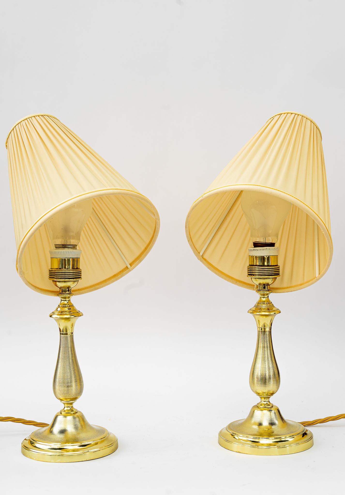 2 Art Deco Table Lamps Vienna Around 1920s In Good Condition For Sale In Wien, AT