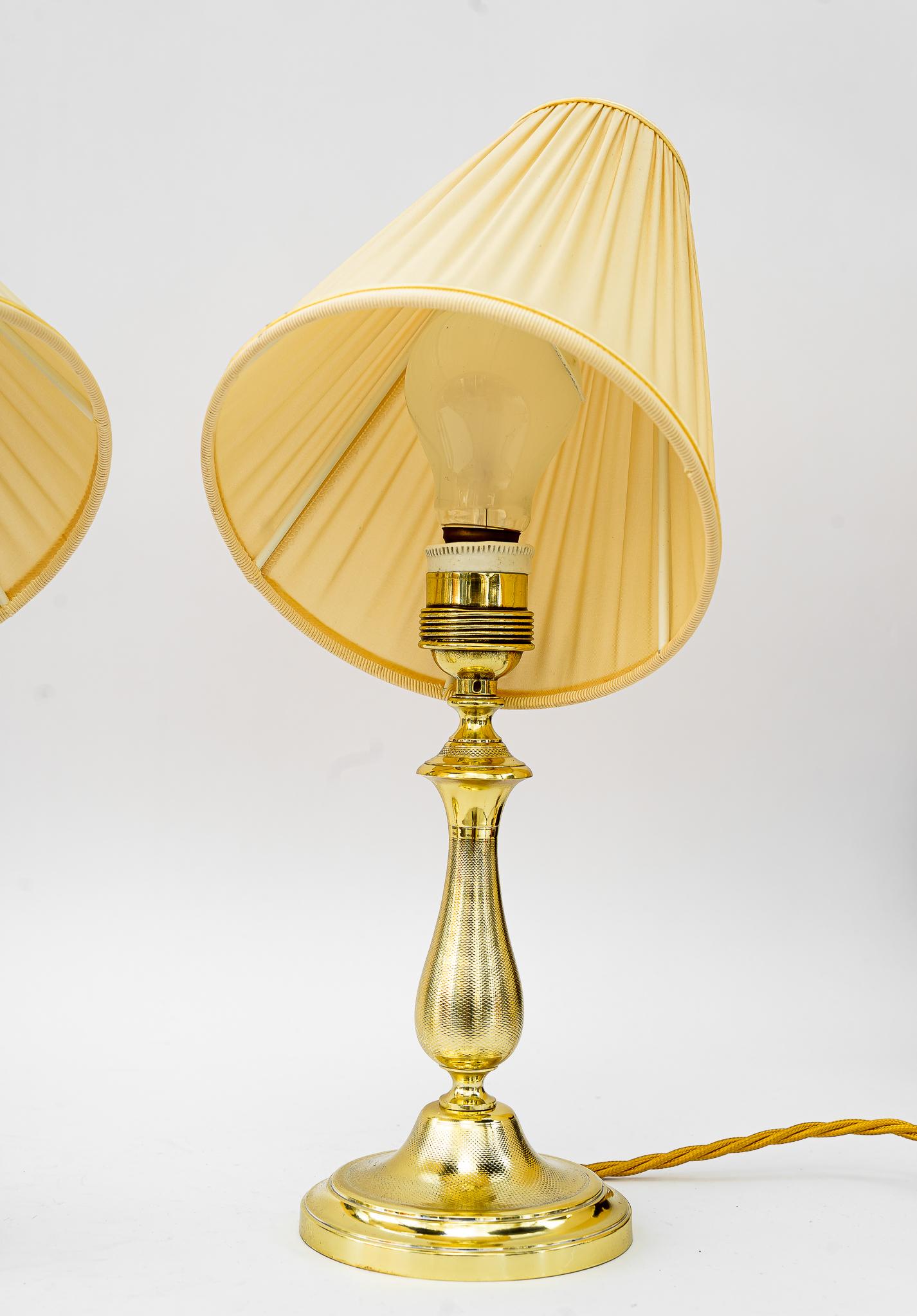 Early 20th Century 2 Art Deco Table Lamps Vienna Around 1920s For Sale