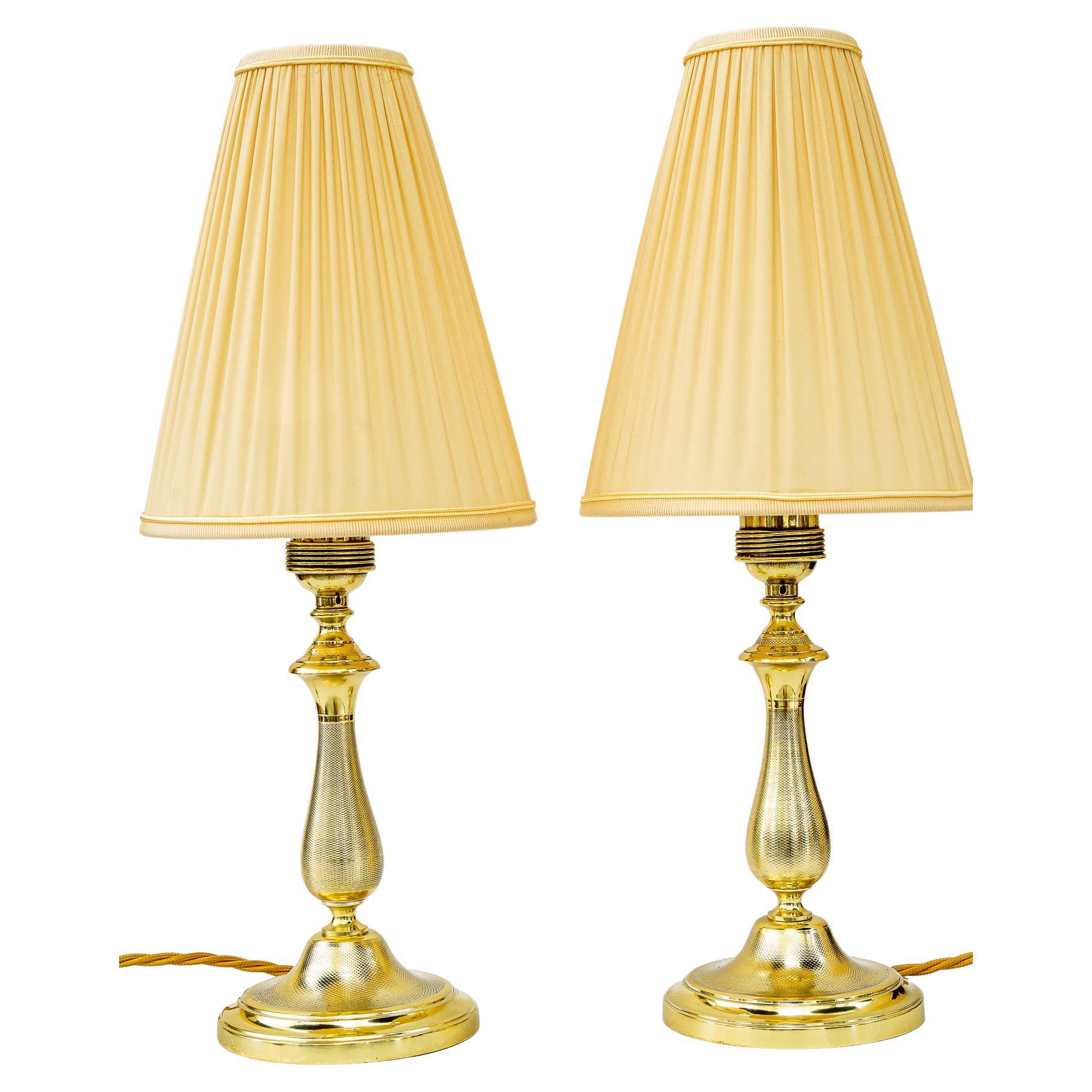 2 Art Deco Table Lamps Vienna Around 1920s For Sale