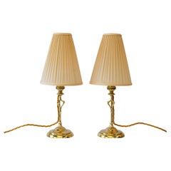 Antique 2 Art Deco Table lamps vienna around 1920s