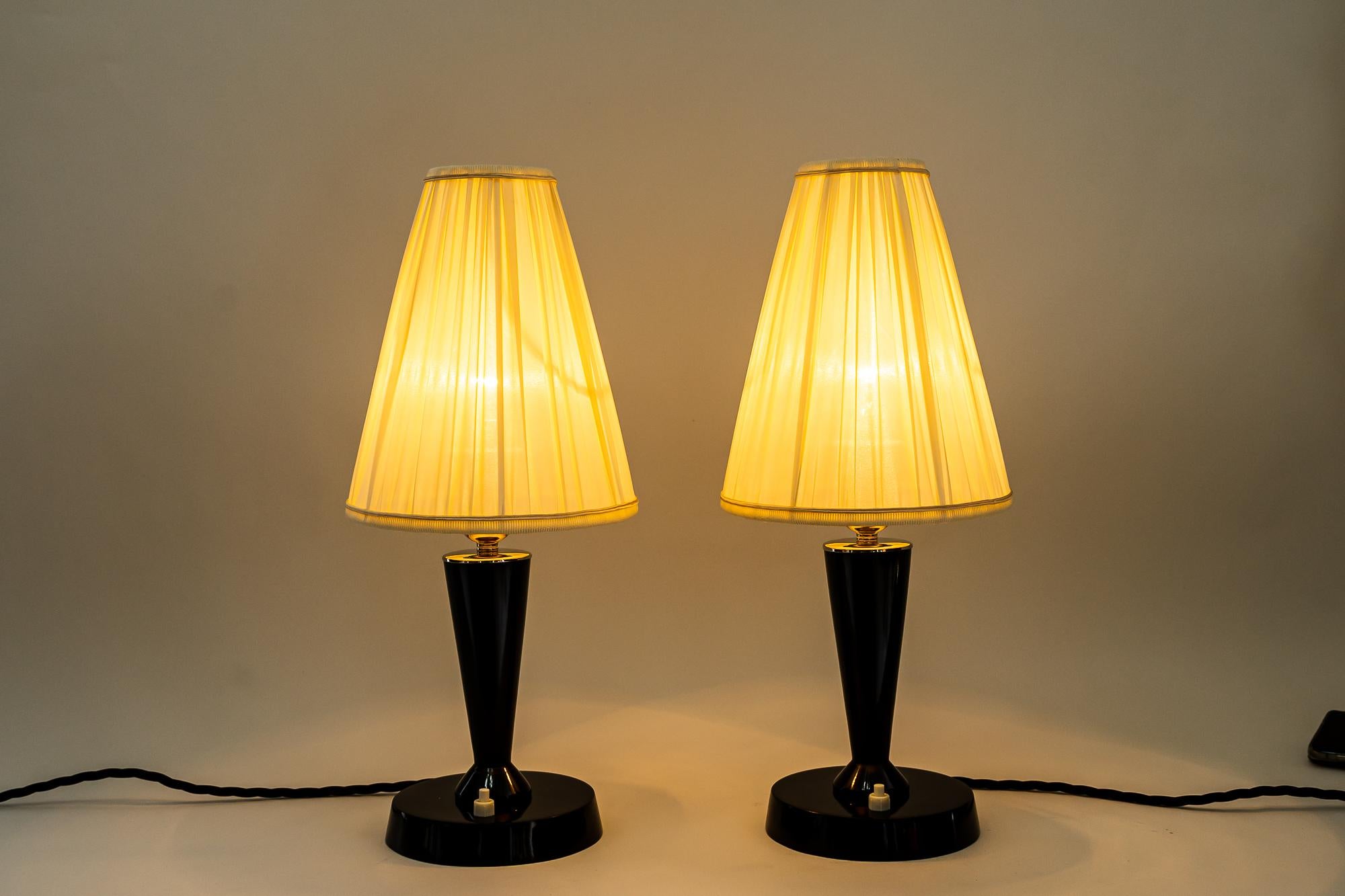 2 Art Deco Table Lamps, Vienna, Around 1930s For Sale 3