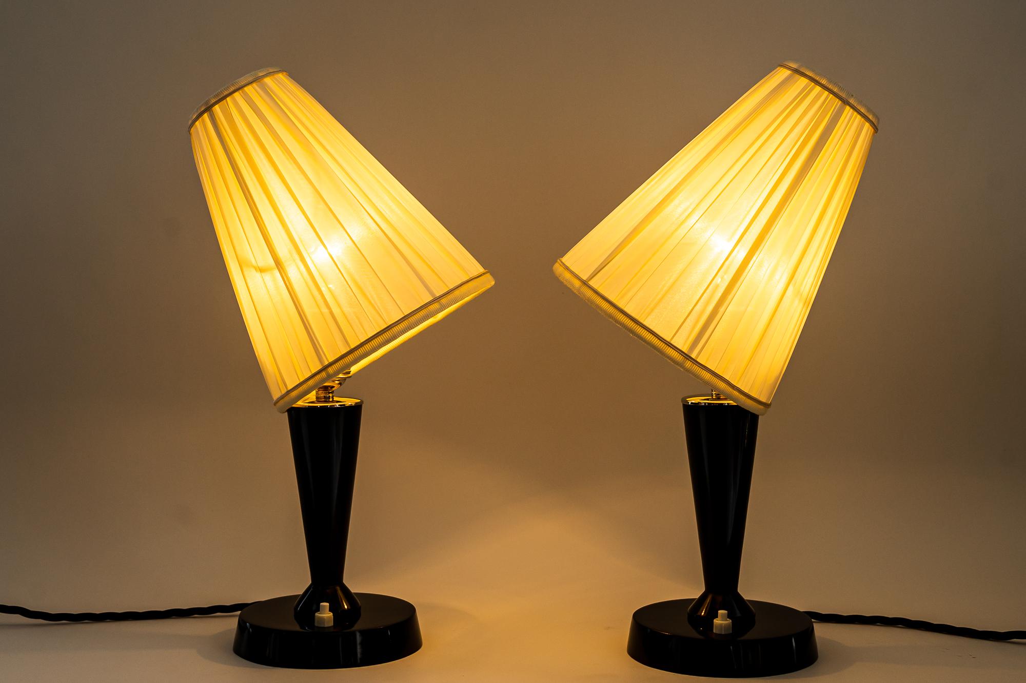 2 lampes de table Art déco, Vienne, vers 1930 en vente 5