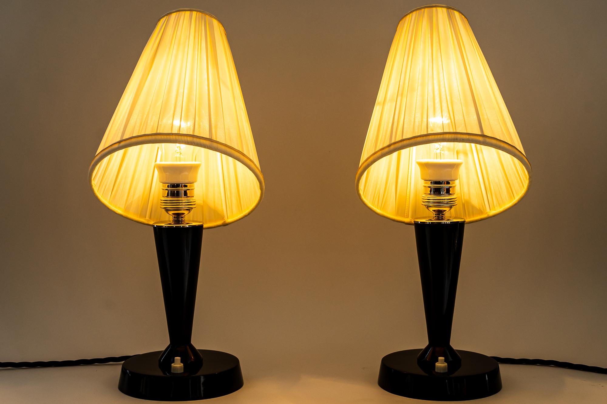 2 Art Deco Table Lamps, Vienna, Around 1930s For Sale 6