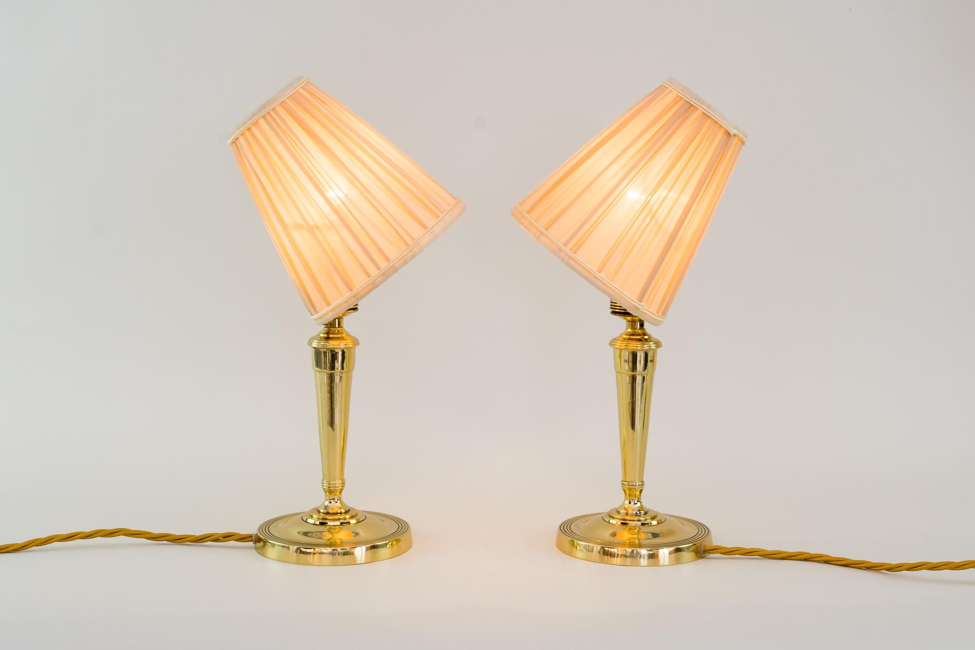 Austrian 2 Art Deco Table Lamps, Vienna, around 1920s For Sale