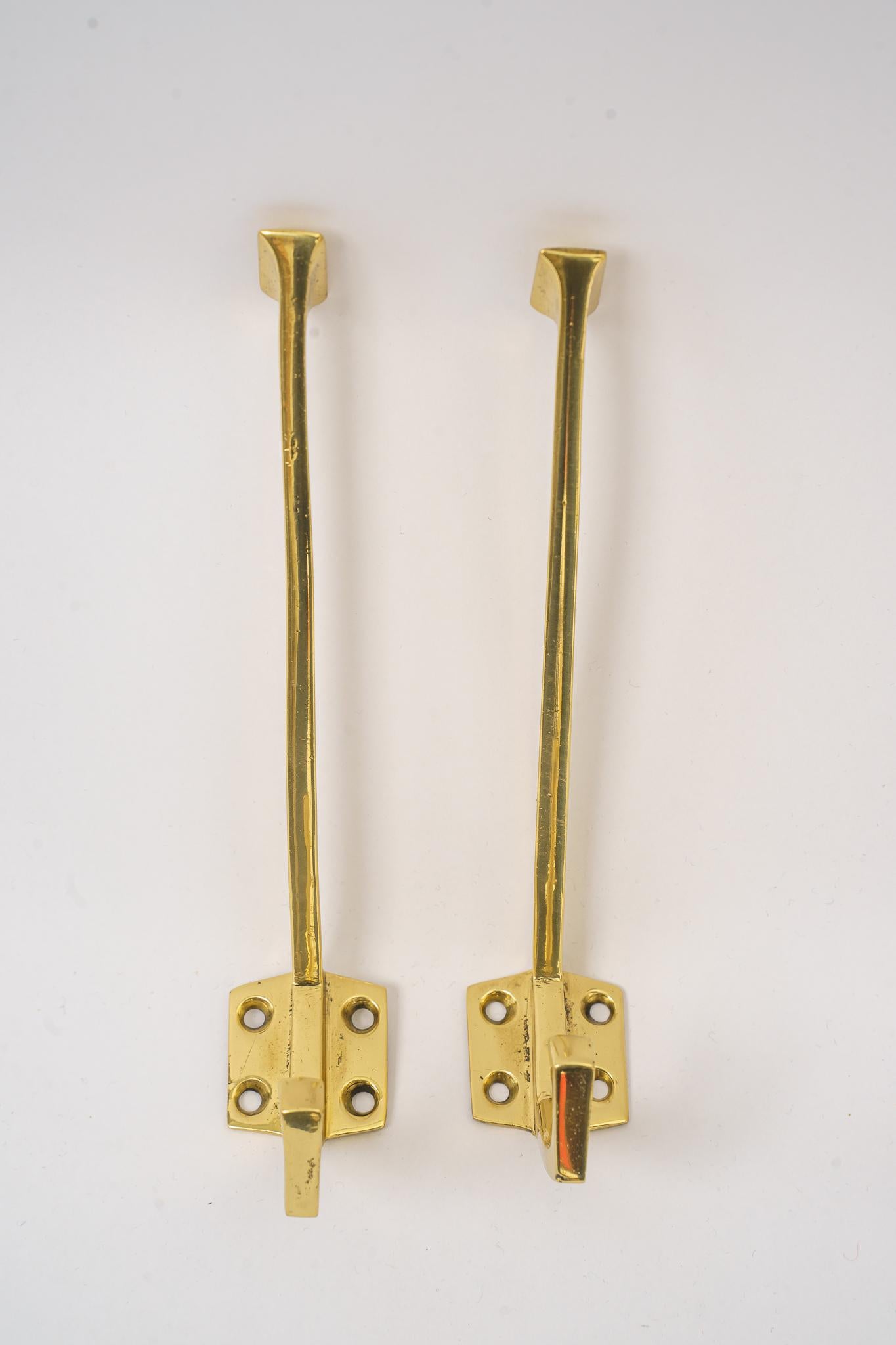 2 Art Deco Wall Hooks Vienna Around 1920s In Good Condition For Sale In Wien, AT
