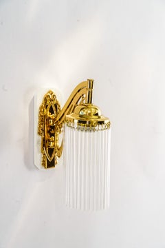 2 Art-Déco-Wandleuchten Vienna um 1920