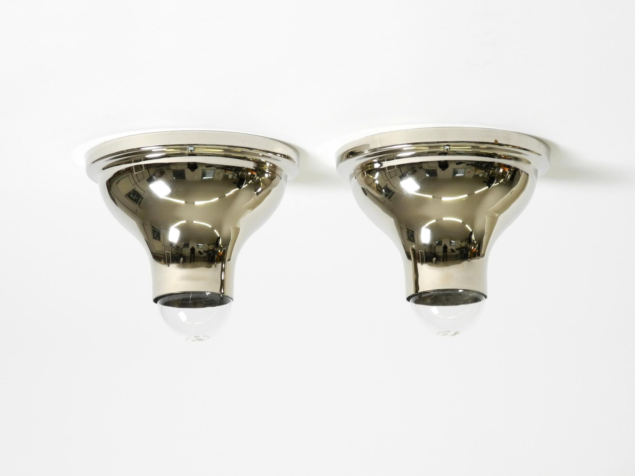 2 Art Nouveau ceiling lamps by Koloman Moser for Wiener Werkstätten by WOKA For Sale 5
