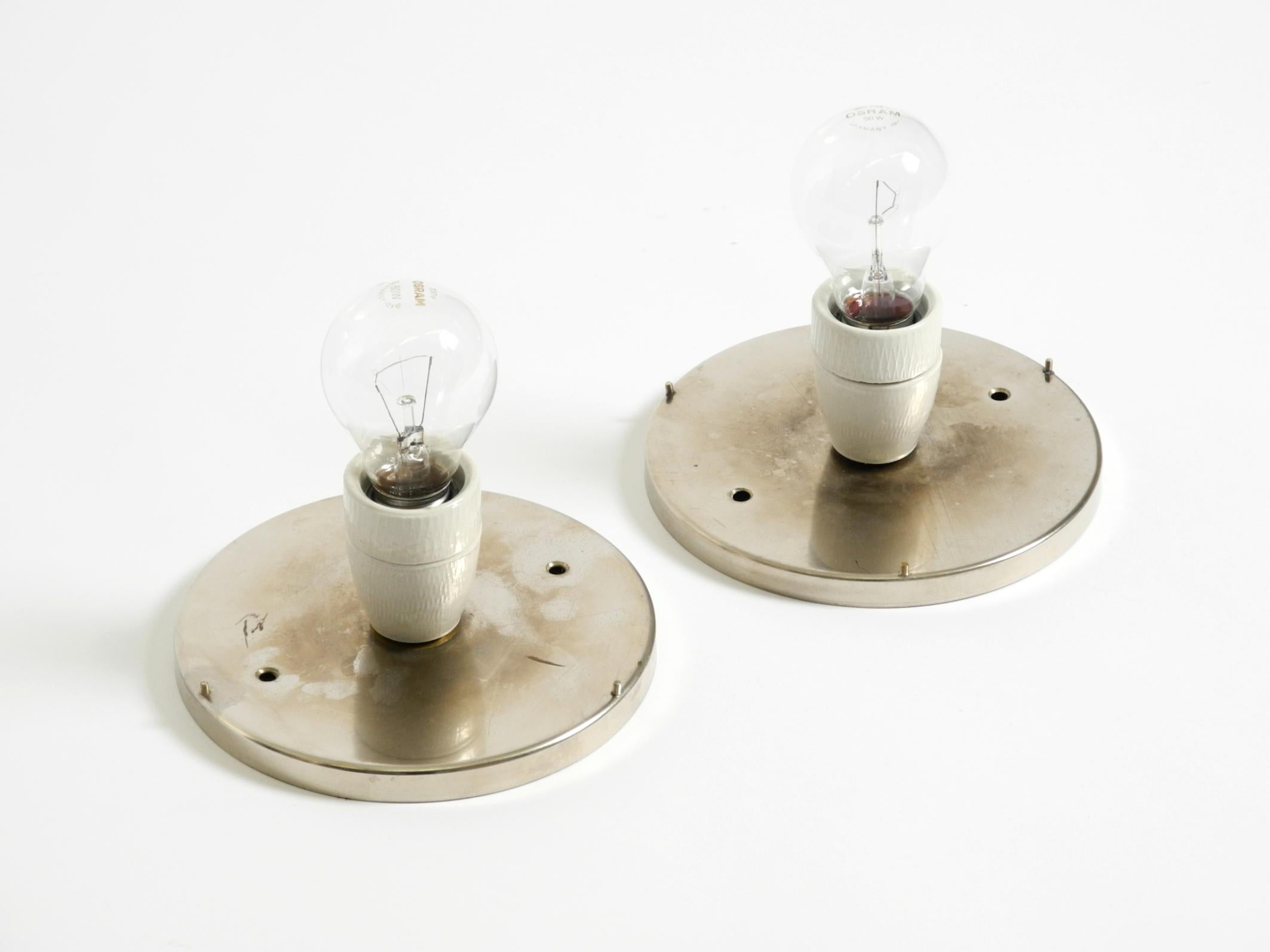 2 Art Nouveau ceiling lamps by Koloman Moser for Wiener Werkstätten by WOKA For Sale 10