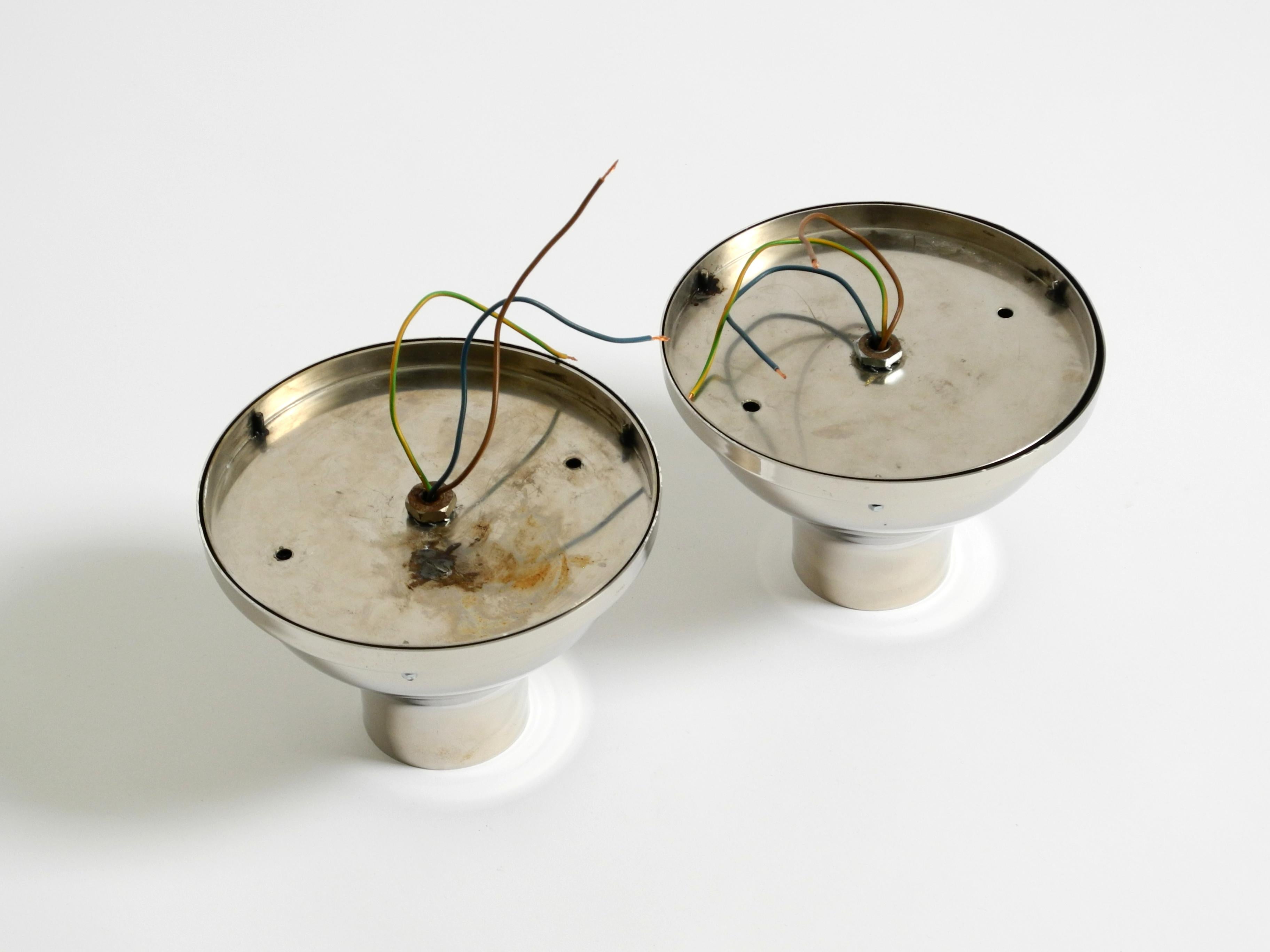 2 Art Nouveau ceiling lamps by Koloman Moser for Wiener Werkstätten by WOKA For Sale 13