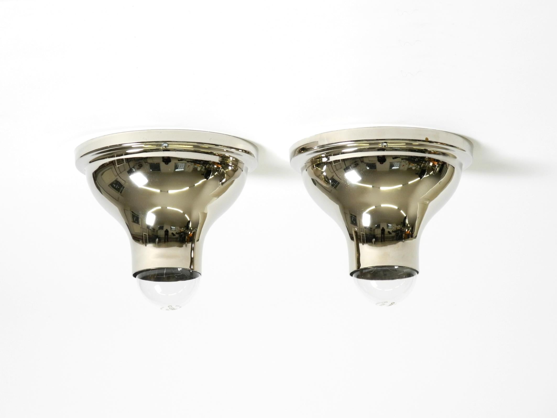 Austrian 2 Art Nouveau ceiling lamps by Koloman Moser for Wiener Werkstätten by WOKA For Sale
