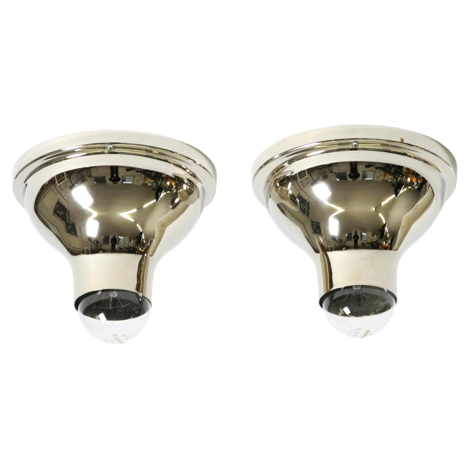 2 Art Nouveau ceiling lamps by Koloman Moser for Wiener Werkstätten by WOKA For Sale