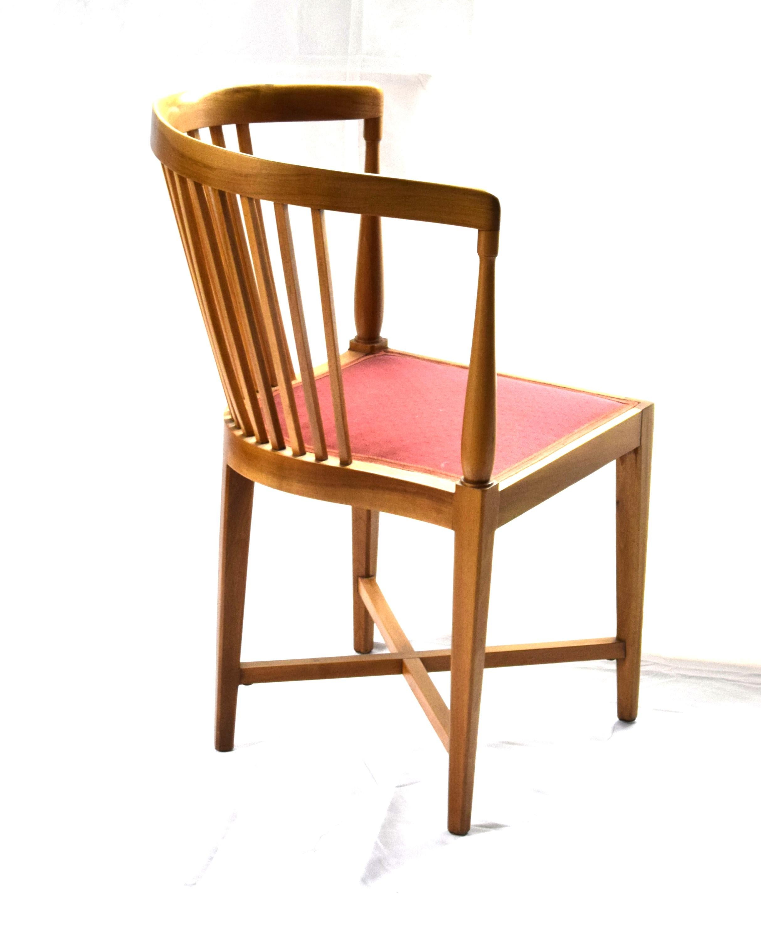 2 Art Nouveau corner chairs, designed by J.M.Olbrich / M. Niedermoser (Vienna, 1 For Sale 4