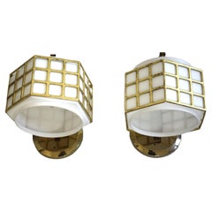 2 Art Nouveau wall lamps