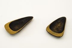 2 Ashtrays by Walter Bosse Vienna Around 1950s 'Marked'