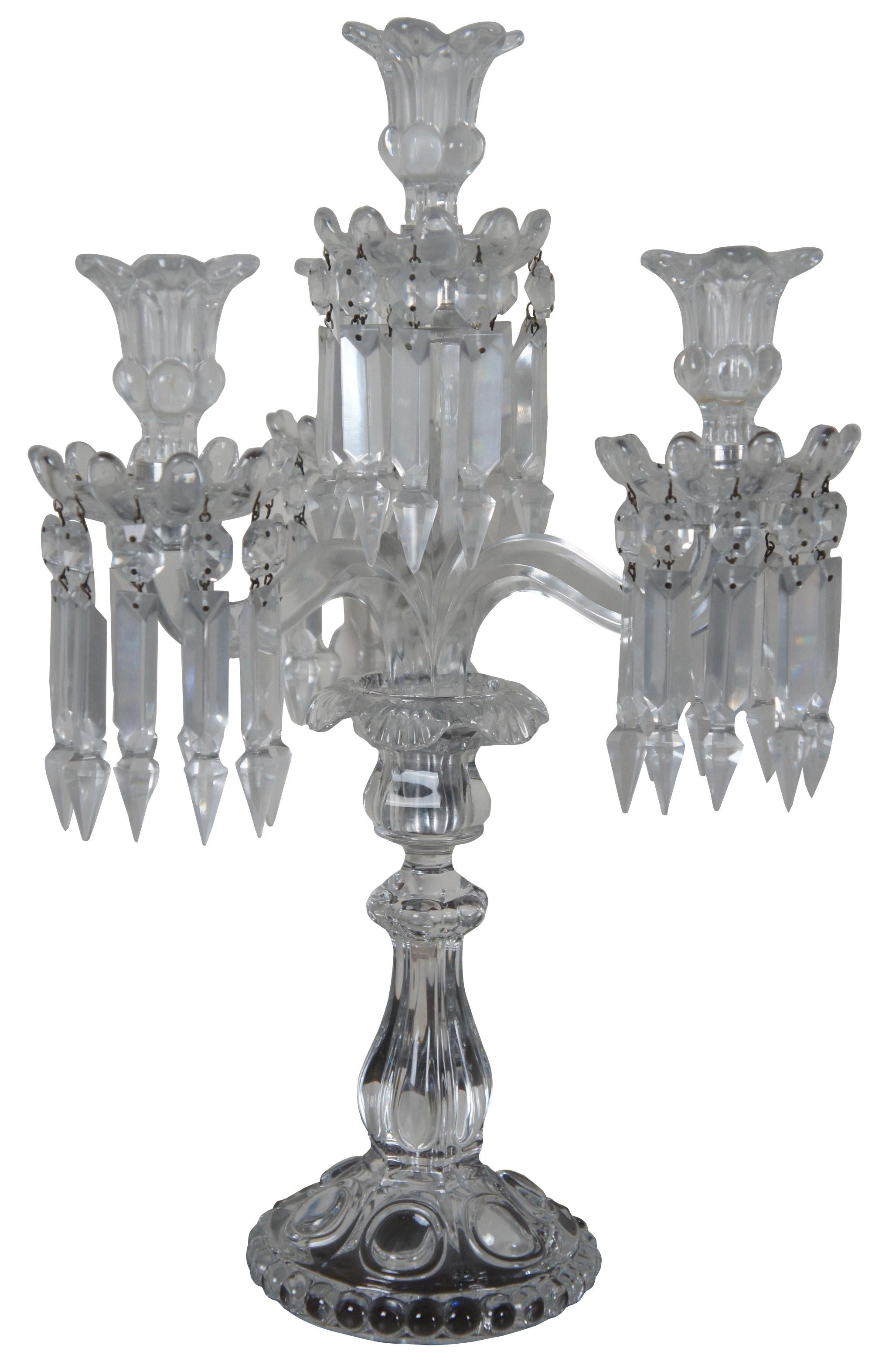 baccarat medallion candelabra