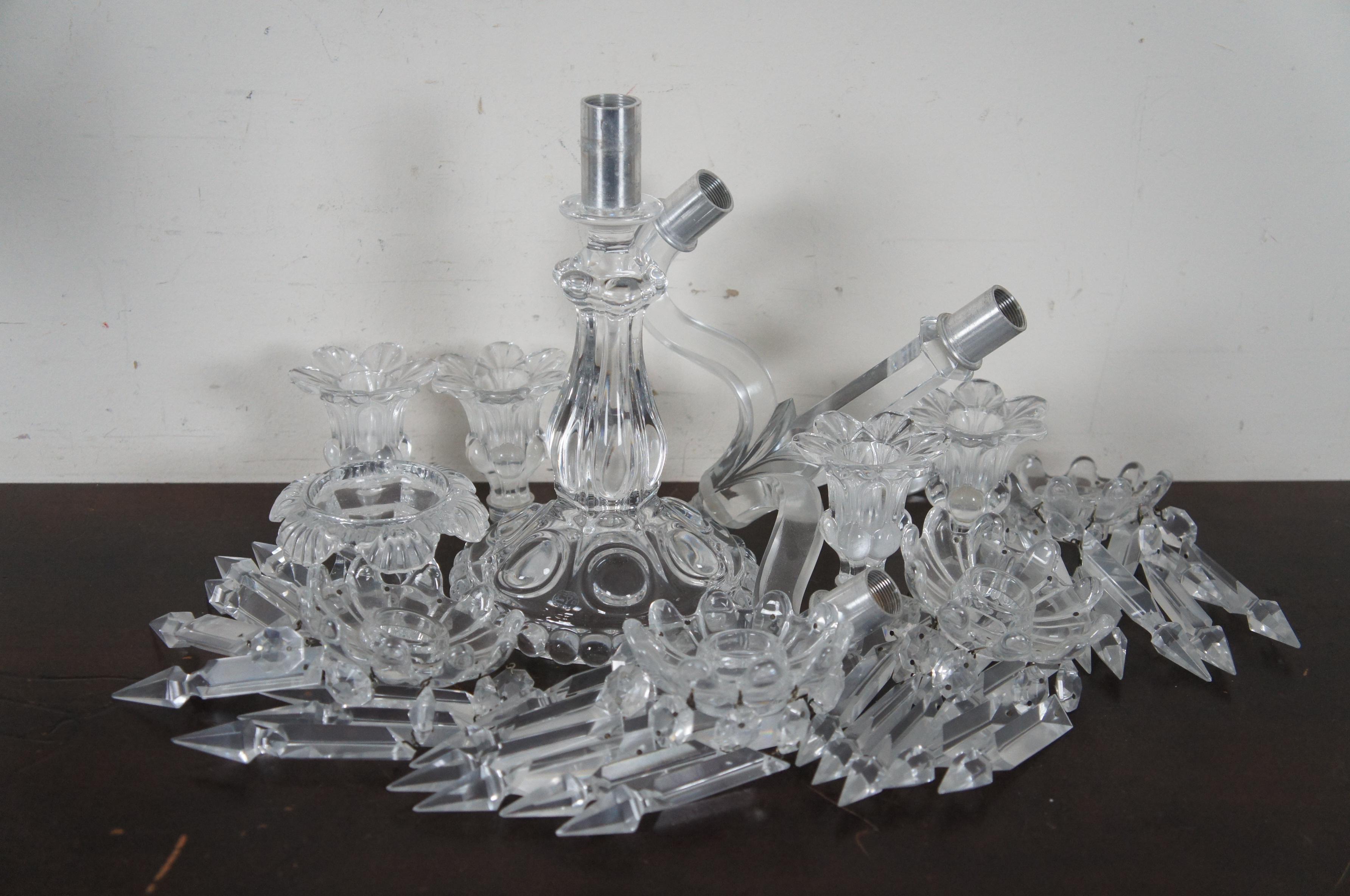 baccarat candle holders